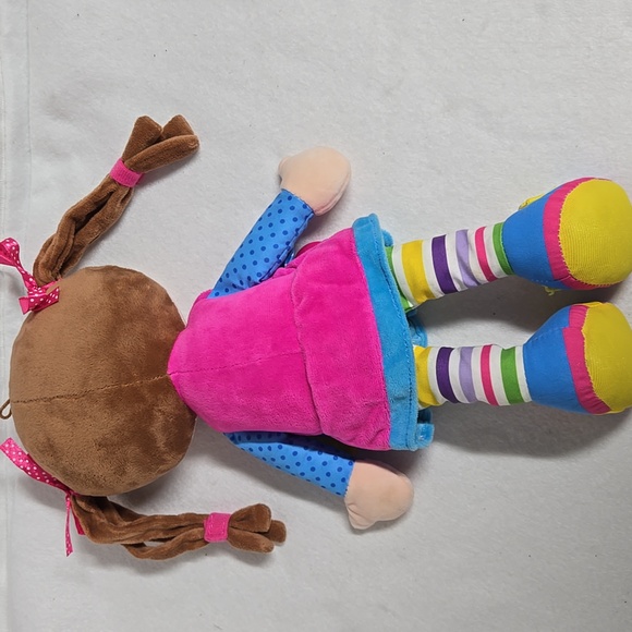 June Garden Plush Doll Learn To Dress 15" Toy Soft Excellent Condition - Picture 9 of 14